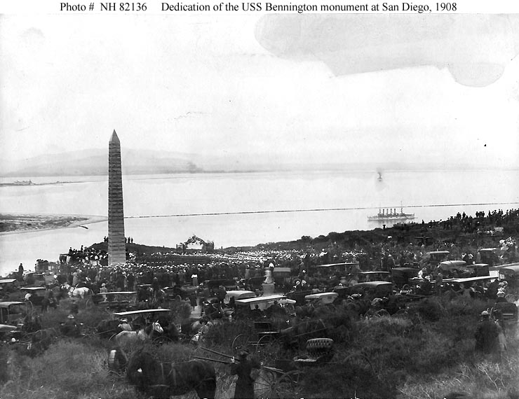 Dedication of the USS Bennington monument
